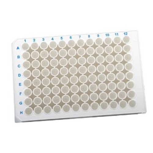 Corning 3912 96 Well White Flat Bottom Polystyrene Not Treated Microplate, without Lid