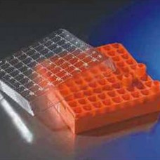 Corning #431119 Polycarbonate 1 - 2mL Cryogenic Vial Storage Box, Holds 81 Vials, 5 / bag, 10 boxes/cs